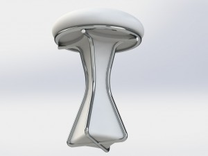 mushroom chair Modelo 3D