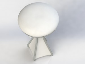 mushroom chair Modelo 3D