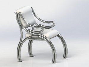 original chair Modèle 3D