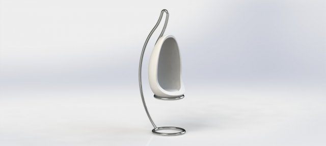 chair egg 3D 模型 .c4d .max .obj .3ds .fbx .stl .blend 
