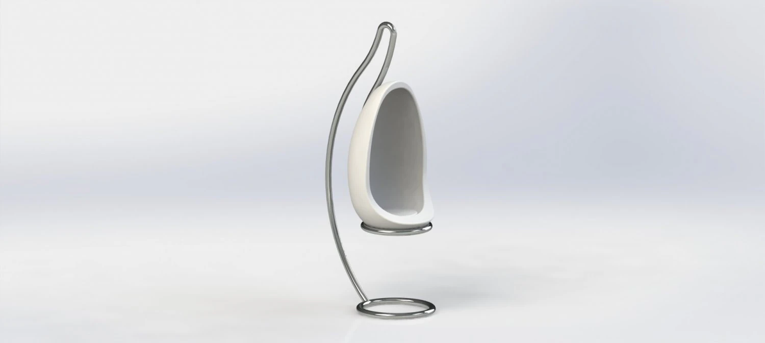 chair egg 3D Model .c4d .max .obj .3ds .fbx .stl .blend 