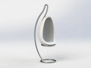 стілець яйце 3D Модель