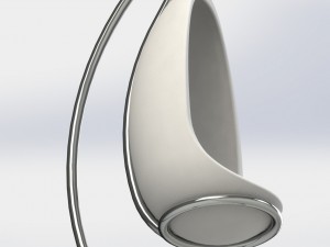 chair egg 3D 模型