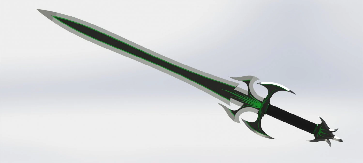 sword original 3D Model .c4d .max .obj .3ds .fbx .stl .blend 