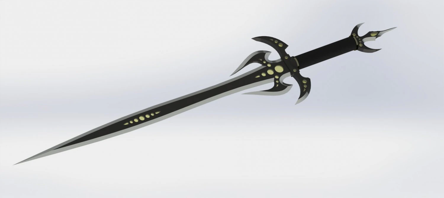sword original 3D Model .c4d .max .obj .3ds .fbx .stl .blend 