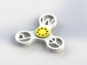 spinner for print peace walker 3D-printmodel