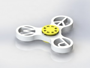 spinner for print peace walker 3D-printmodel