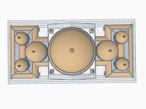 bulding for print 3D Print Model