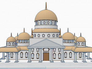 bulding for print 3D Print Model