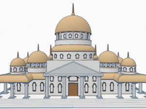bulding for print 3D Print Model