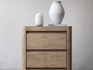 rh martens 24in closed nightstand 3D Model
