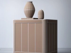 criado-mudo rh martens 24in fechado Modelo 3D