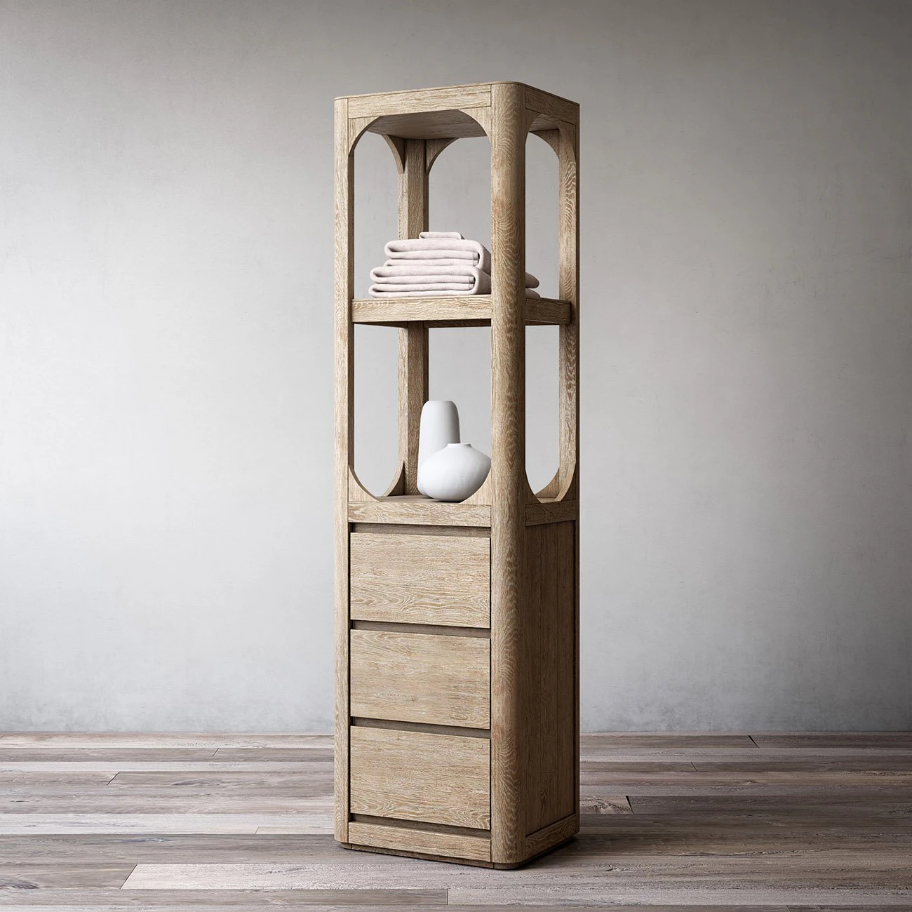 rh martens medium bath cabinet 3D Model .c4d .max .obj .3ds .fbx .stl .blend
