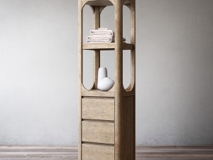 rh martens medium bath cabinet 3D Model
