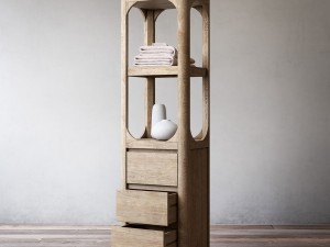 rh martens medium bath cabinet 3D Модель