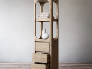 rh martens medium bath cabinet 3D Model