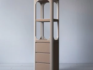 rh martens medium bath cabinet 3D Model