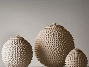 african lobi pot collection 3D Model
