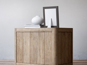 martens 30in closed nightstand Modello 3D
