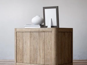 martens 30in closed nightstand 3D Model
