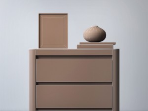 martens 30in closed nightstand Modello 3D