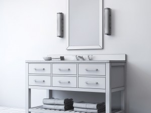 rh hutton single extra-wide washstand 3D Model