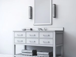rh hutton single extra-wide washstand 3D Model
