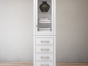 hutton glass door bath cabinet Modèle 3D