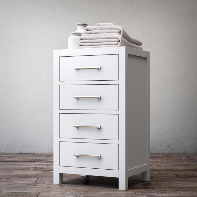 hutton four-drawer base Modelo 3D .c4d .max .obj .3ds .fbx .stl .blend 