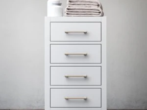 hutton four-drawer base 3D Model