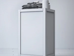 hutton four-drawer base 3D Model