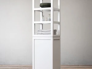 hutton open shelf bath cabinet 3D Model