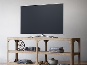 martens 81in media console 3D Model