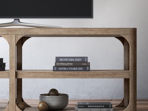 martens 81in media console 3D Model