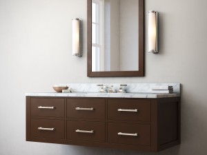 hutton single extra-wide floating vanity 3D मॉडल