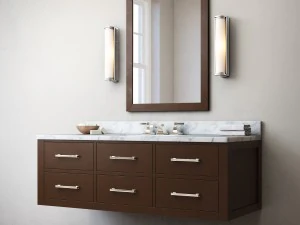 hutton single extra-wide floating vanity 3D Model