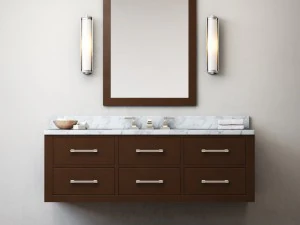 hutton single extra-wide floating vanity 3D Model