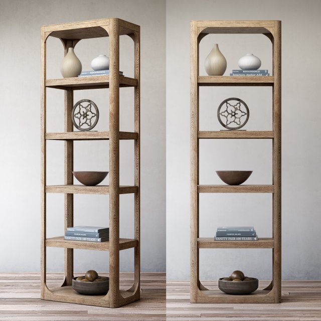 martens narrow shelving 3D Модель .c4d .max .obj .3ds .fbx .stl .blend 