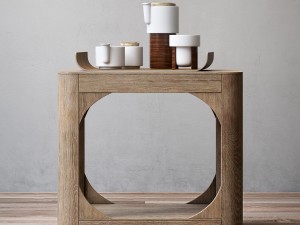 martens square side table 20sq 3Dモデル