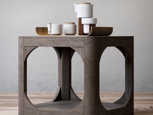 martens square side table 20sq 3Dモデル