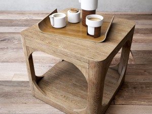martens square side table 20sq 3Dモデル