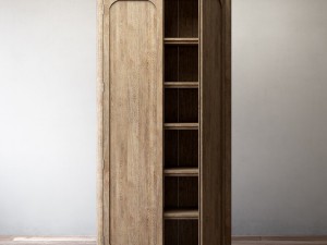 martens panel double-door cabinet Model 3D