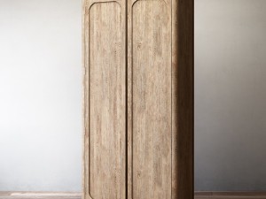 martens panel double-door cabinet Model 3D
