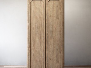 martens panel double-door cabinet Model 3D