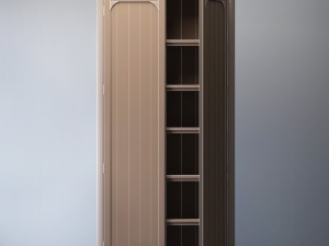 martens panel double-door cabinet Model 3D