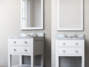 hutton powder room washstand 3D Model