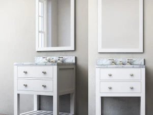 hutton toz odası lavabosu 3D Model