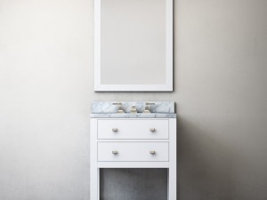 hutton powder room washstand Model 3D