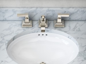 hutton powder room washstand Model 3D