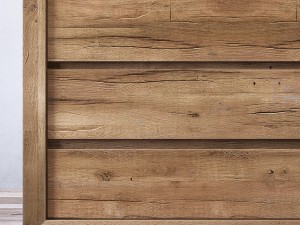 reclaimed russian oak 4-drawer dresser Modèle 3D